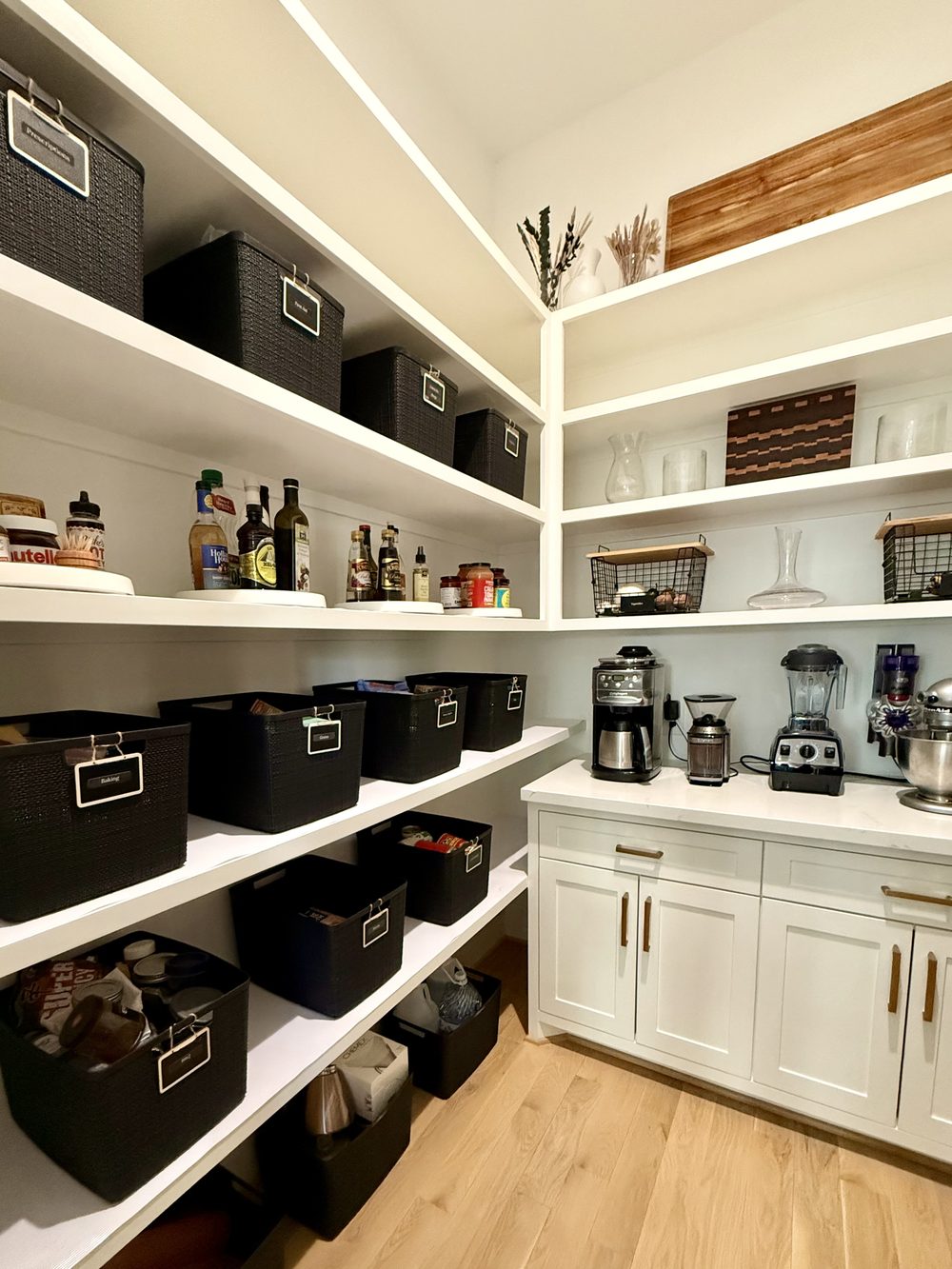 Pantry after organization